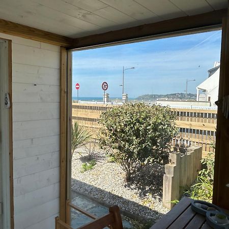 Chambre cabine avec vue mer à la Villa plein vent Barneville-Carteret Esterno foto