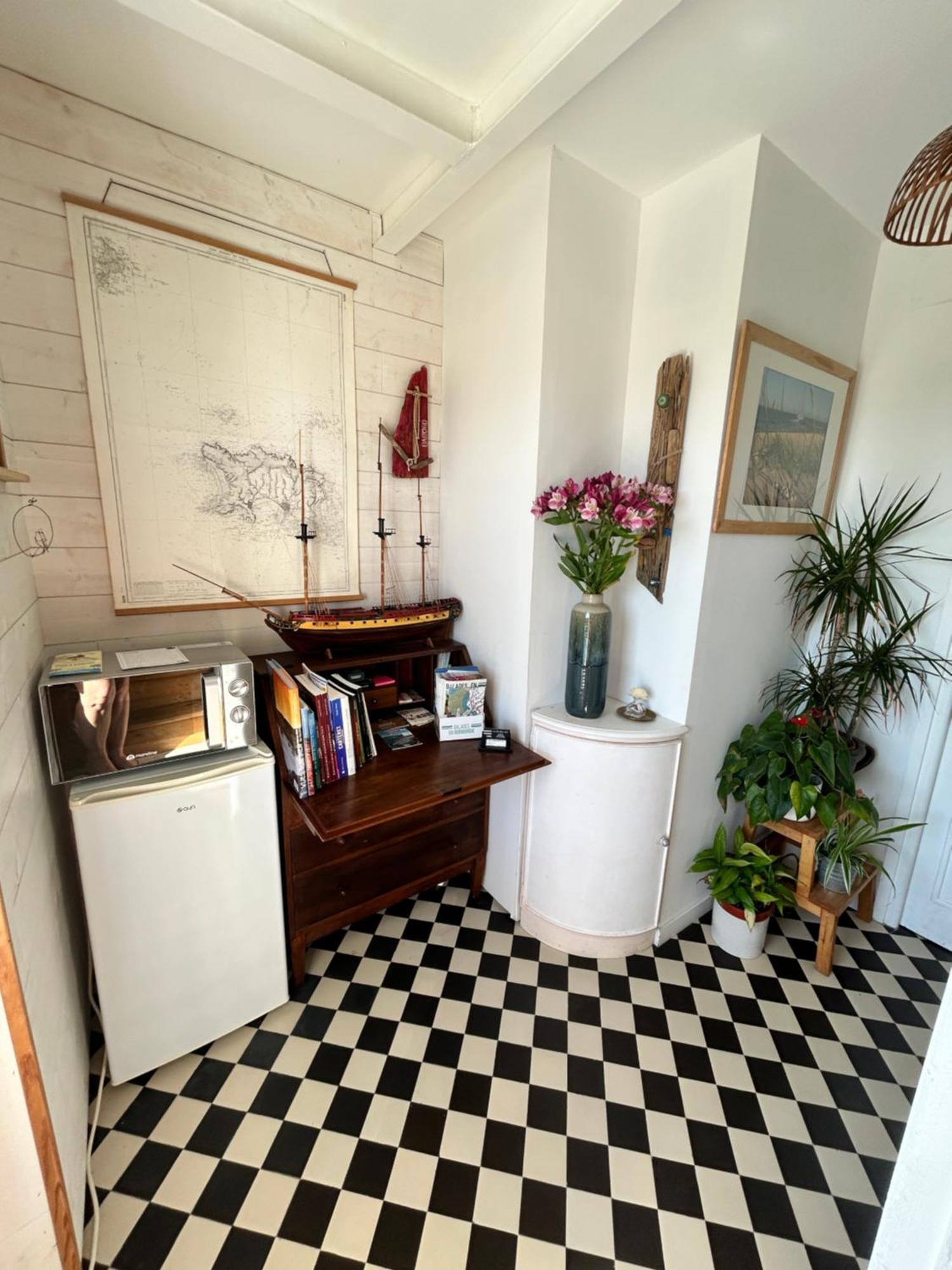 Chambre cabine avec vue mer à la Villa plein vent Barneville-Carteret Esterno foto
